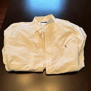 Ralph Lauren Long Sleeve Button Down Dress Shirt for Men, 2XL, Big & Tall